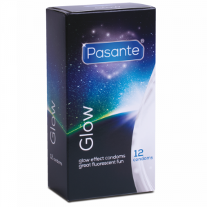 Pasante Preservativi fluorescenti GLOW x12