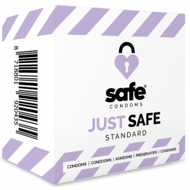 Safe Condoms Préservatifs en latex JUST SAFE x5