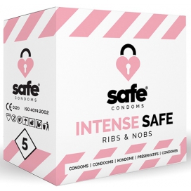 Safe Condoms INTENSE SAFE preservativos texturizados x5
