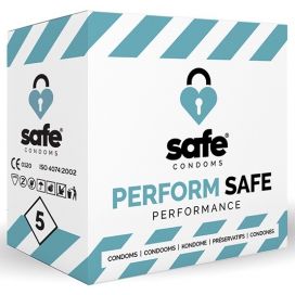 Safe Condoms PERFORM SAFE vertragende condooms x5