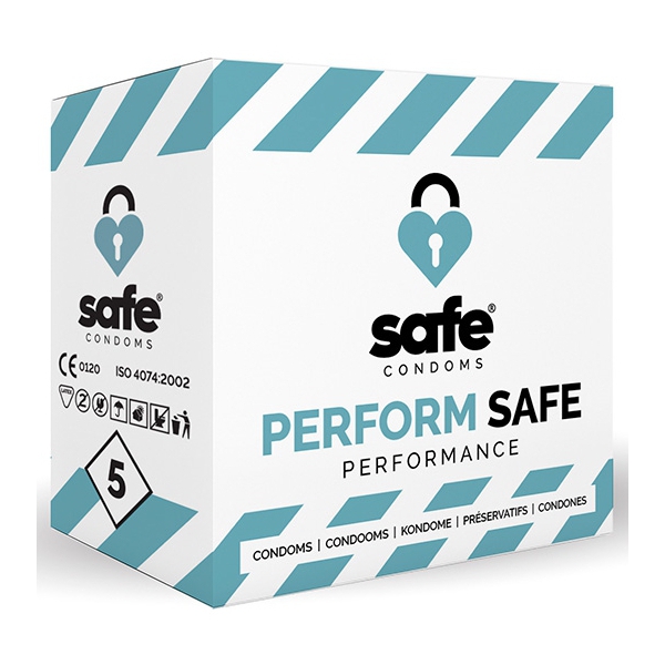 PERFORM SAFE vertragende condooms x5