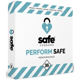 Safe Condoms PERFORM SAFE vertragende condooms x36
