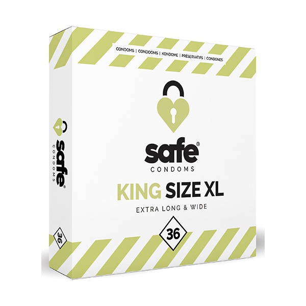 Preservativos King Size XL SAFE x36