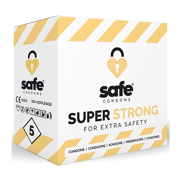 Preservativi spessi SUPER STRONG Safe x5