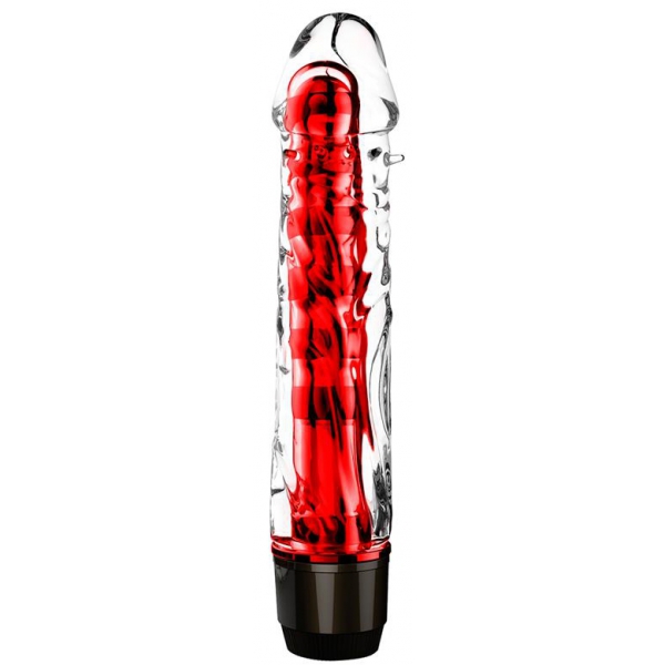 Vibrating Dildo Chris 14 x 3.3cm Red