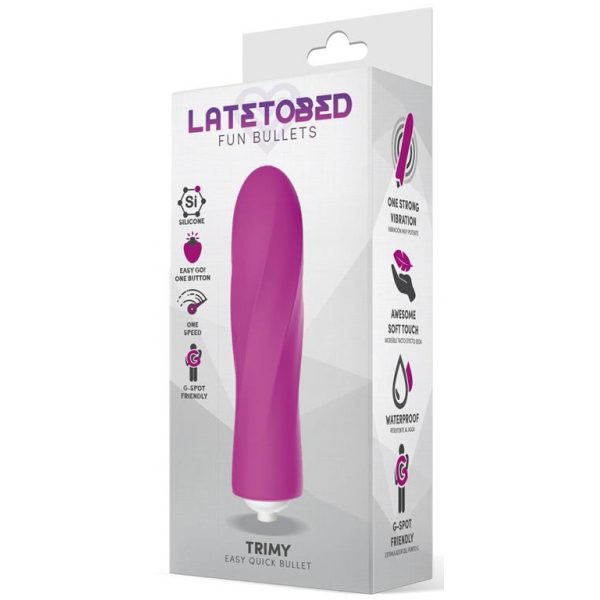 Klitoris-Stimulator Trimy 10 x 2.5cm Pink