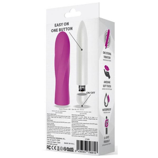 Trimy Clitoral Stimulator 10 x 2.5cm Pink