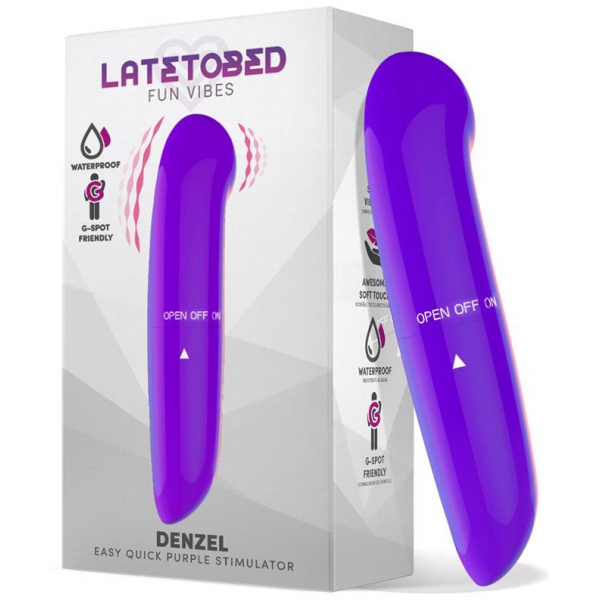 Denzel Clitoral Stimulator 13 x 2.8cm Purple