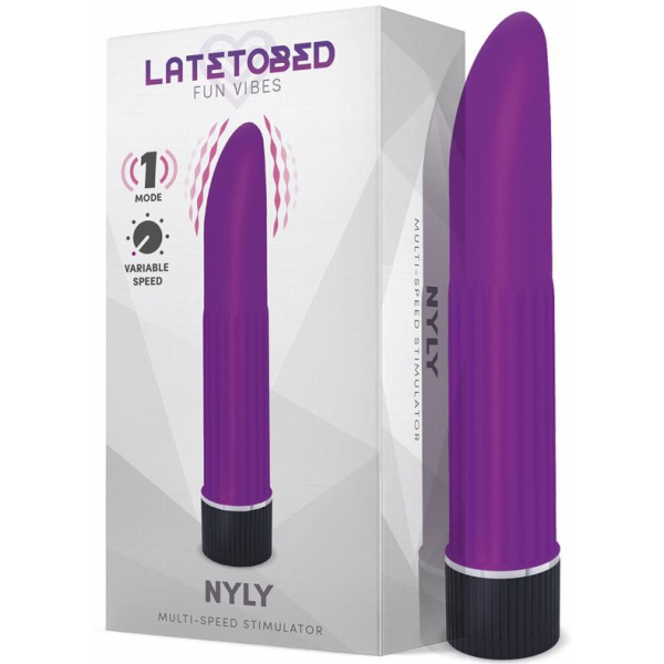 Nyly Clitoral Stimulator 13 x 2.5cm Purple