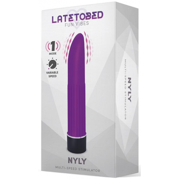 Nyly Clitoral Stimulator 13 x 2.5cm Purple