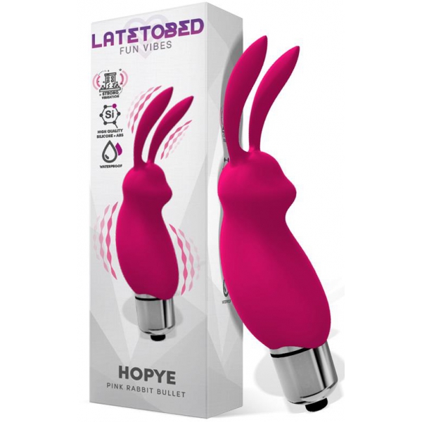 Estimulador Clitoral Rabbit Hopye 10 x 3cm Pink