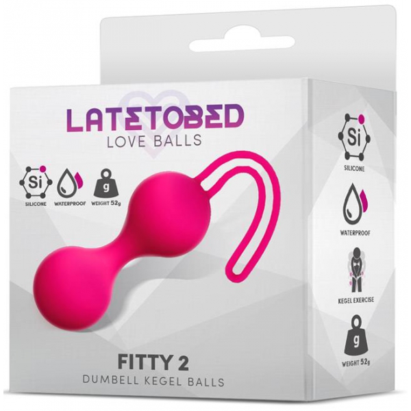 Kegel Balls Fitty 2 Pink 3cm - Weight 52gr