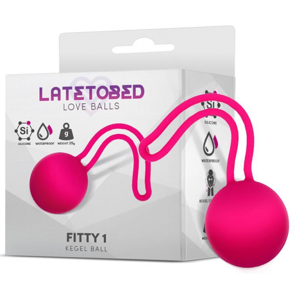 Fitty 1 Bola Kegel Rosa 3.4cm - Peso 35gr