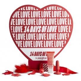 LoveBoxxx Juego de corazón de 14 días - 14 accesorios
