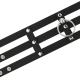 Coquette Triple Lane Black Necklace