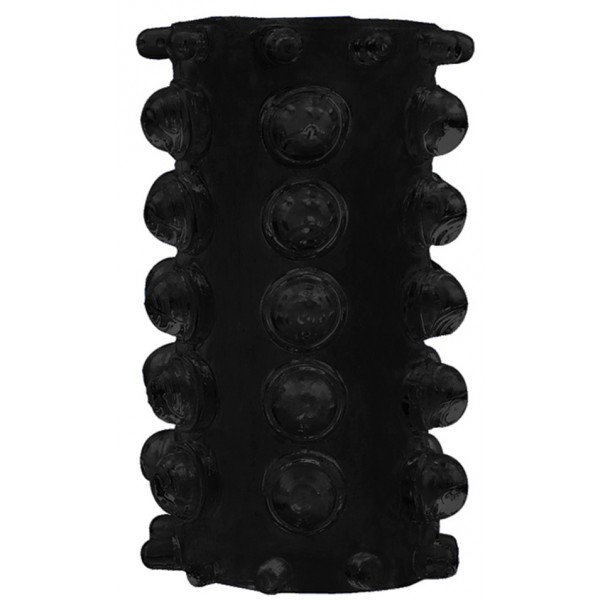 Texture Relief Penis Case Black (Preto)