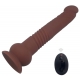 Consolador vibrador The Commander 19 x 3,7cm Marrón