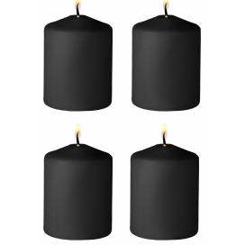 Set van 4 Tease Kaarsen Zwarte Vijg 24g
