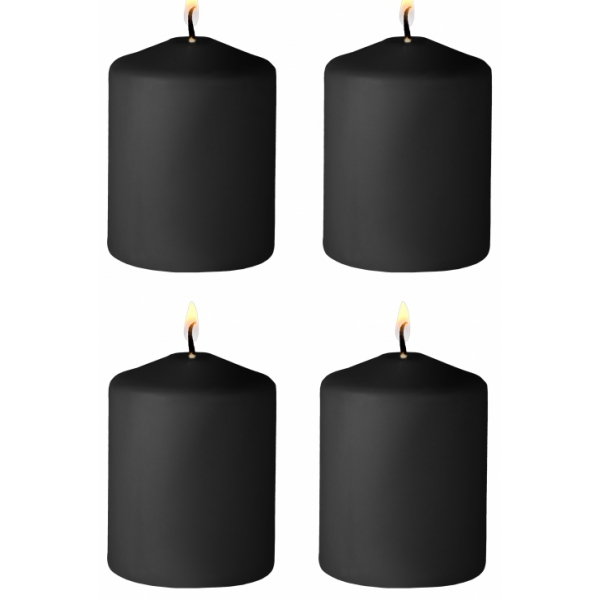 4er-Set Tease Candle Feige schwarz 24g