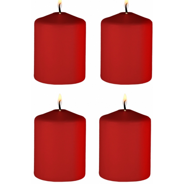 Conjunto de 4 velas Tease Candles Blood Orange 24g