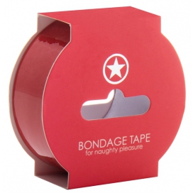 Ouch! Ruban non collant BONDAGE TAPE 17m Rouge 