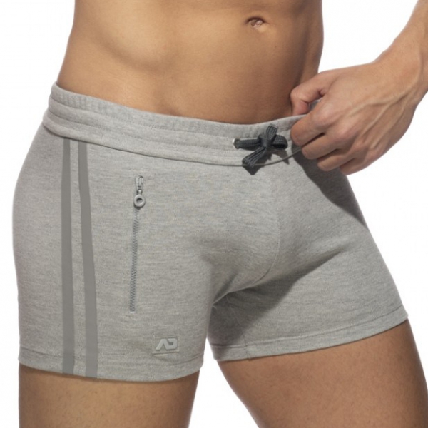 POCKETS SPORTS ZIP Shorts Grey