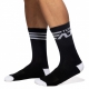 Socks AD TOP Black-White