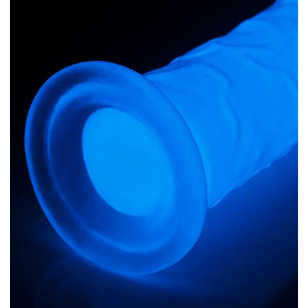 Dildo fosforescente lumino 19 x 4cm