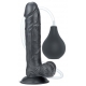 Spuit Dildo 20 x 4.5cm Zwart