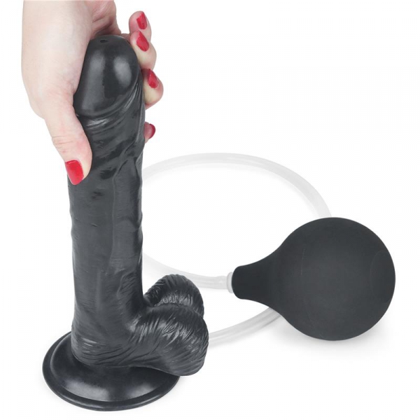 Squirt Dildo 18 x 4.5cm Black