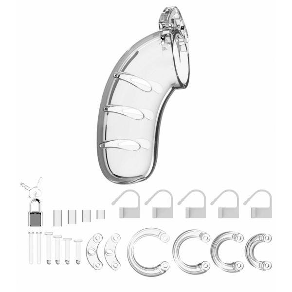ManCage Chastity Cage Model 03 11.5 x 3.5cm Clear