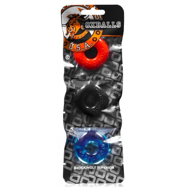 Packung mit 3 mini Oxballs Cockrings