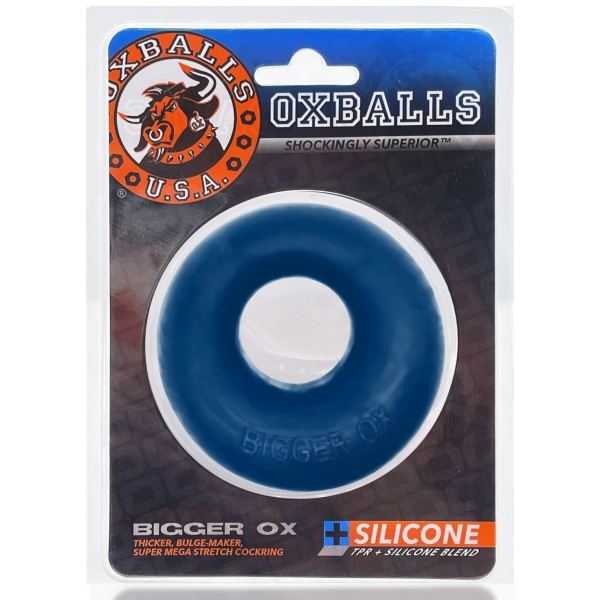 Cockring in silicone Bigger Ox Blue