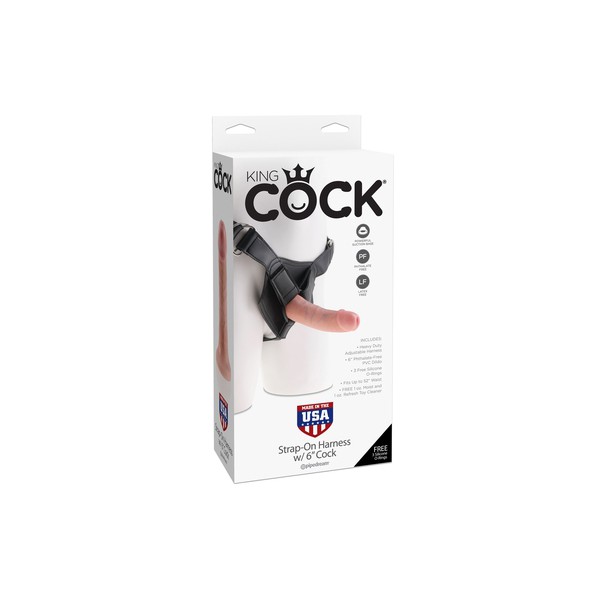 Dildo-Gürtel Strap-On King Cock 15,2 x 4,1 cm