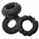 Set of 3 Black Bonemaker Cockrings