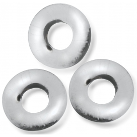 Set of 3 Fat Willy Clear Cockrings