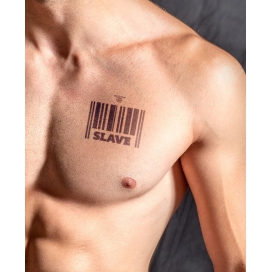 MrB Slave Tatuaggio effimero 10 x 10 cm