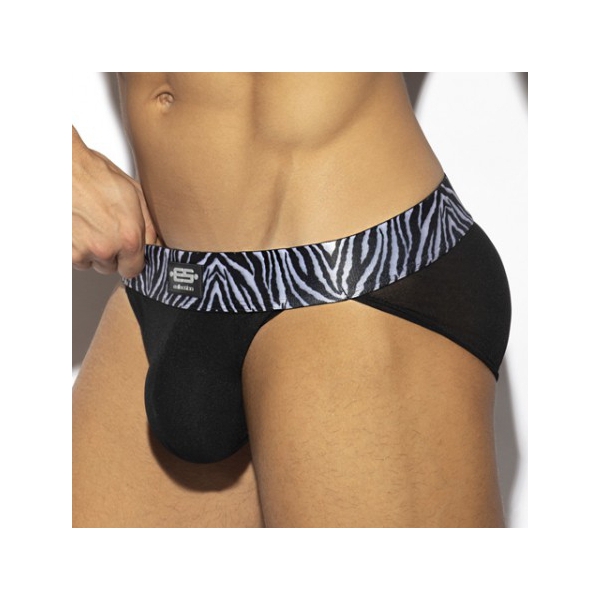 Push Up Bikini ZEBRA Black