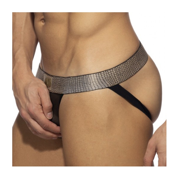 Jockstrap SNAKE NET Black