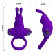 Vibrating Cockring Dick Rabbit Pretty Love 30mm Purple