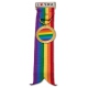 Regenboogmedaille met lint