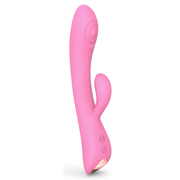 Vibro Konijn Bunny & Clyde Love to Love 22cm Roze