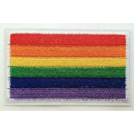 Pride Items Aufklebbarer Aufnäher Rainbow 5.5 x 8.5cm