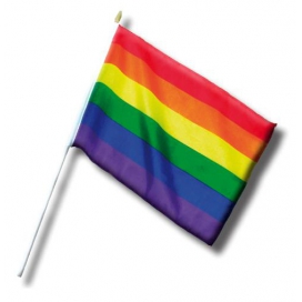 Mini Bandeira Arco-Íris 20 x 30cm