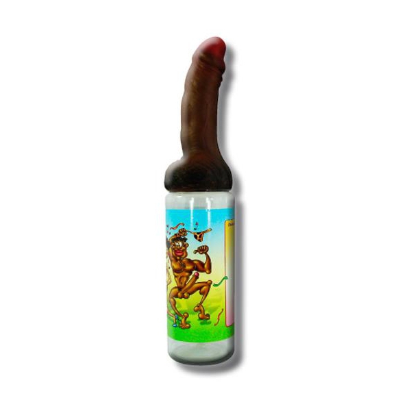 Biberón con pene marrón 750ml