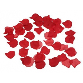 Petali di fiori finti x100 rosso