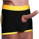 Bottomless Boxer para Consolador Horny Strapon Negro