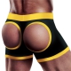 Boxer Bottomless pour Gode Horny Strapon Noir