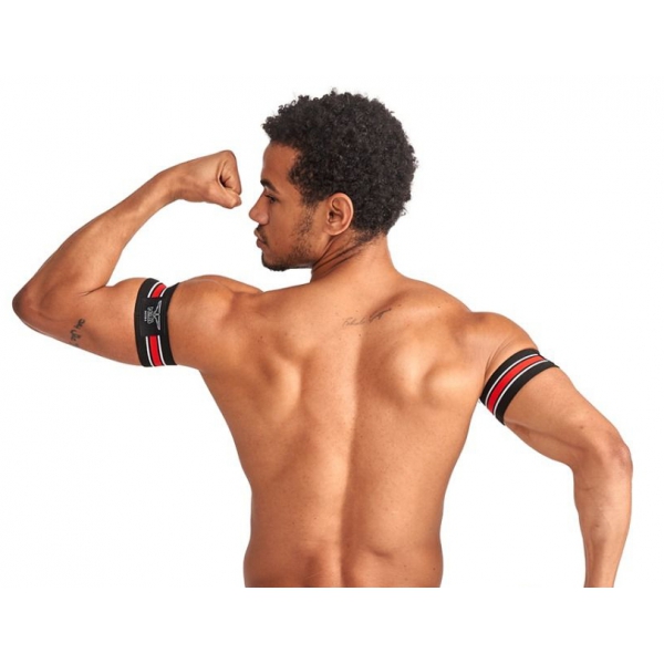Urban Club Red Biceps Armbands x2