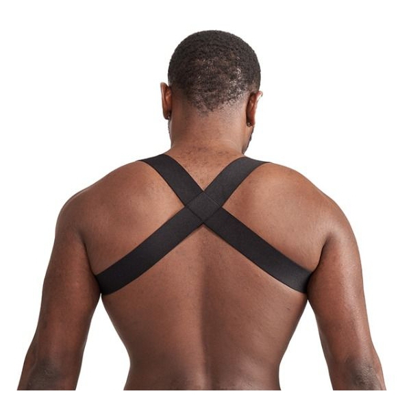 Imbracatura elastica X-Back nero-blu